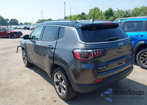 2018 Jeep Compass Limited 4X4 z USA, uszkodzony, nr VIN 3C4NJDCBXJT281445